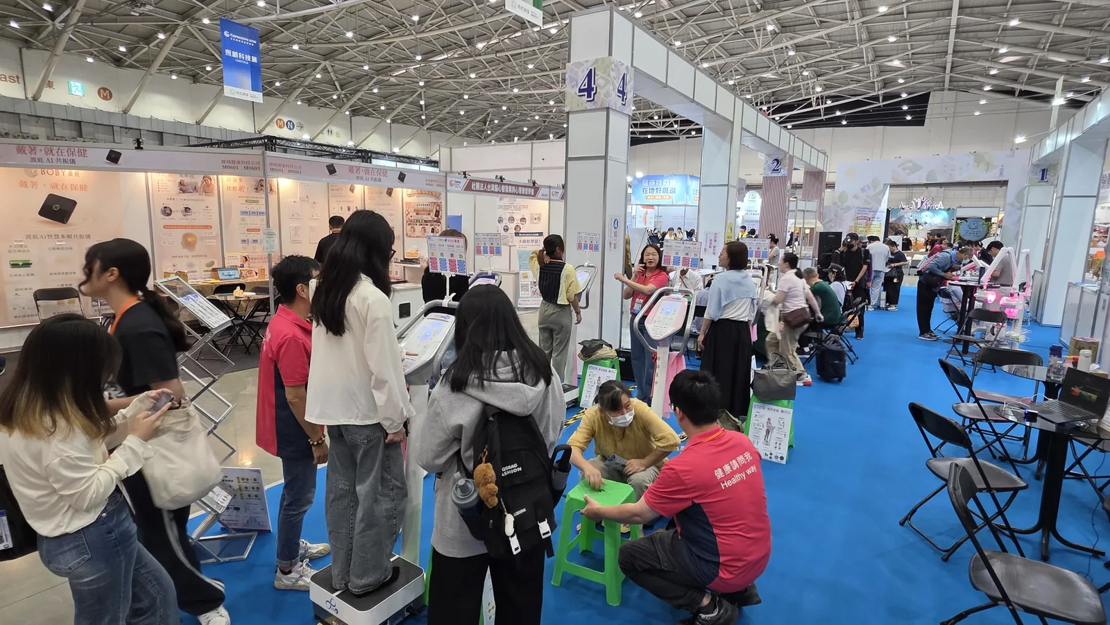 南港照顧展｜中醫整合照護館　案例現場紀錄
