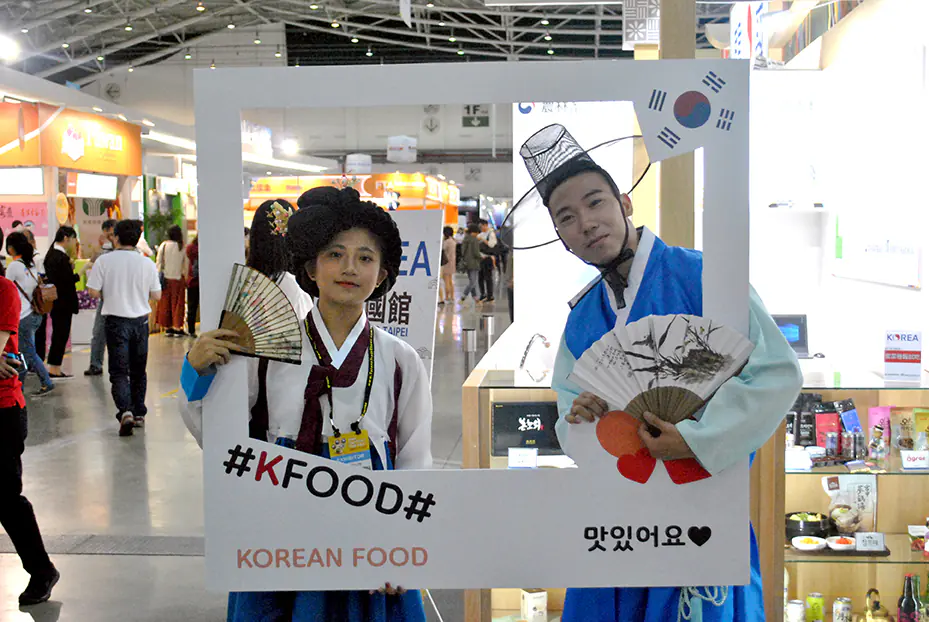 2018台北國際食品展韓國館　案例現場紀錄
