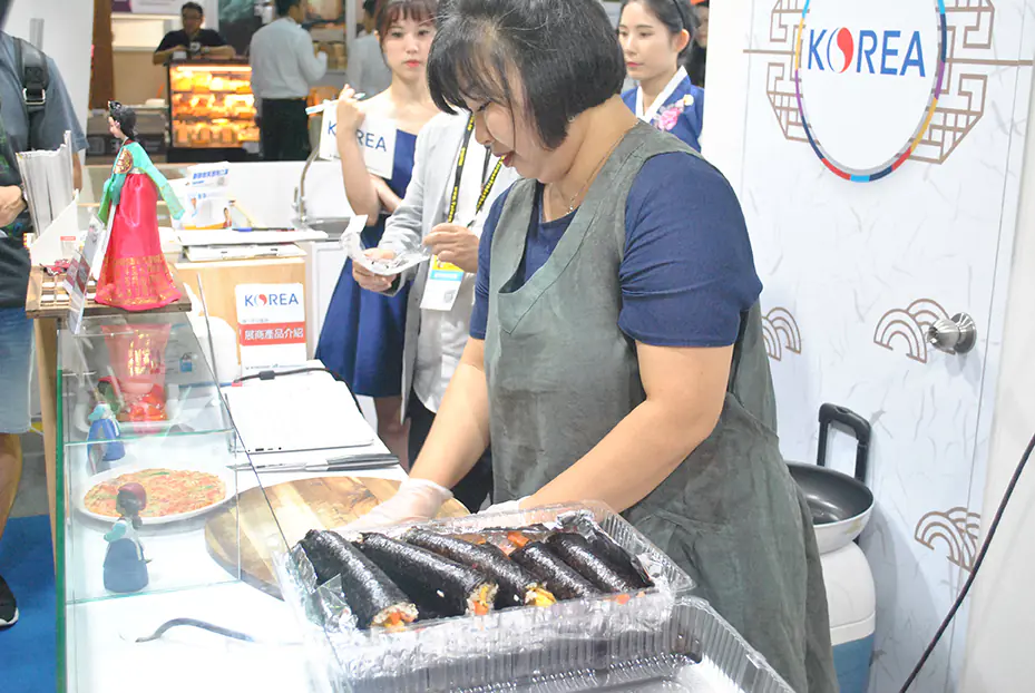 2018台北國際食品展韓國館　案例現場紀錄