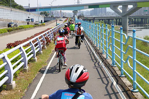 新北水漾青春樂在騎行兒少單車活動　案例現場紀錄