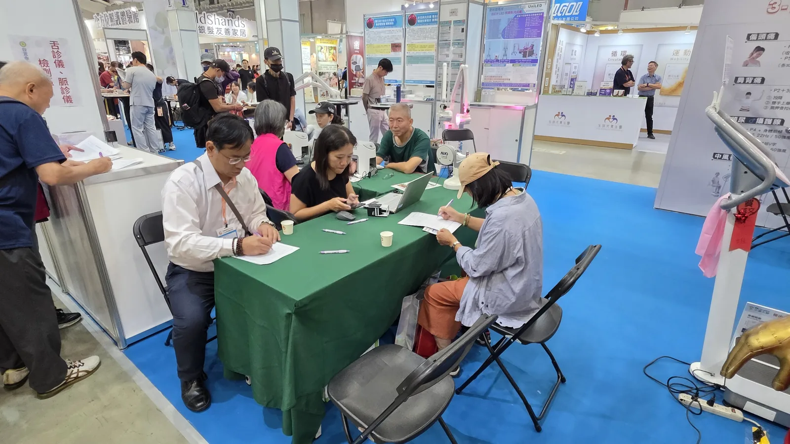 南港照顧展｜中醫整合照護館　案例現場紀錄